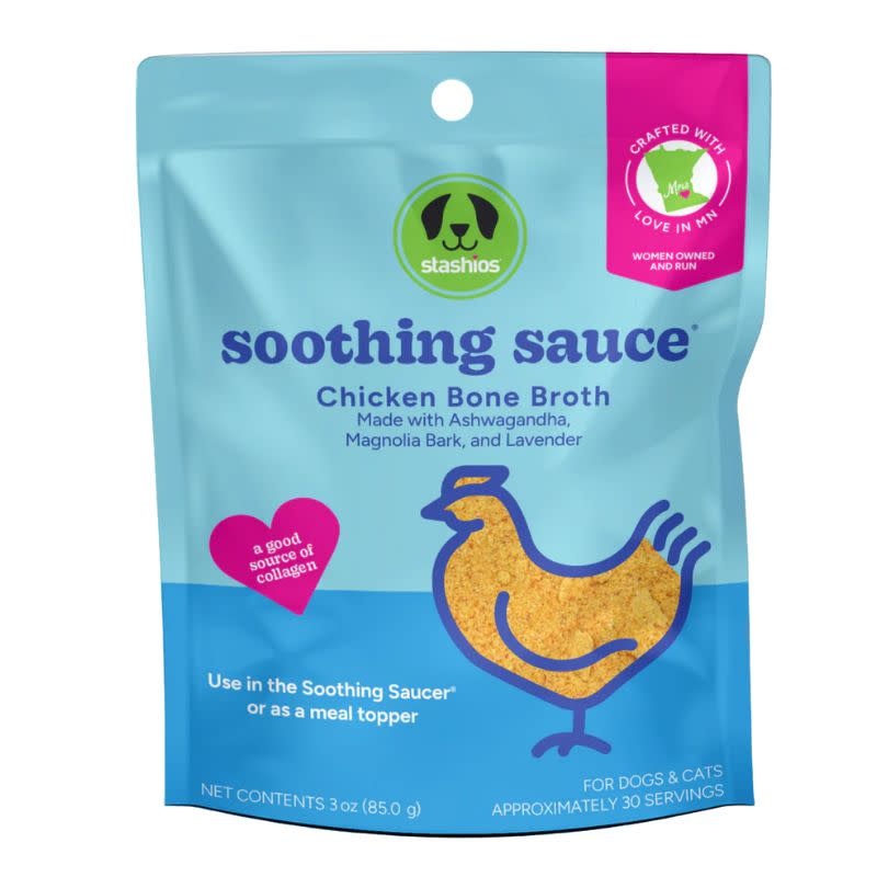 STASHIOS Soothing Sauce Chicken Bone Broth Topper 3 OZ.