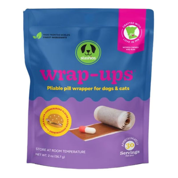 STASHIOS Wrap-ups Pill Wrapped Bacon Cheeseburger 2 OZ.