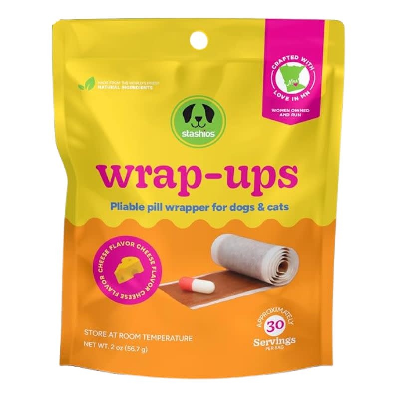 STASHIOS Wrap-ups Pill Wrapped Cheese 2 OZ.