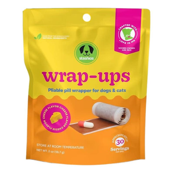 STASHIOS Wrap-ups Pill Wrapped Cheese 2 OZ.