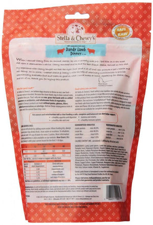 STELLA & CHEWY'S Freeze-Dried Dog Food Dinner Patties Dandy Lamb