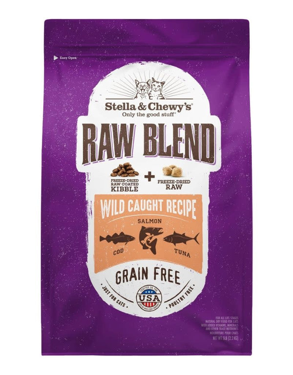 STELLA & CHEWYS Cat Raw Blend Wild Caught 5LB