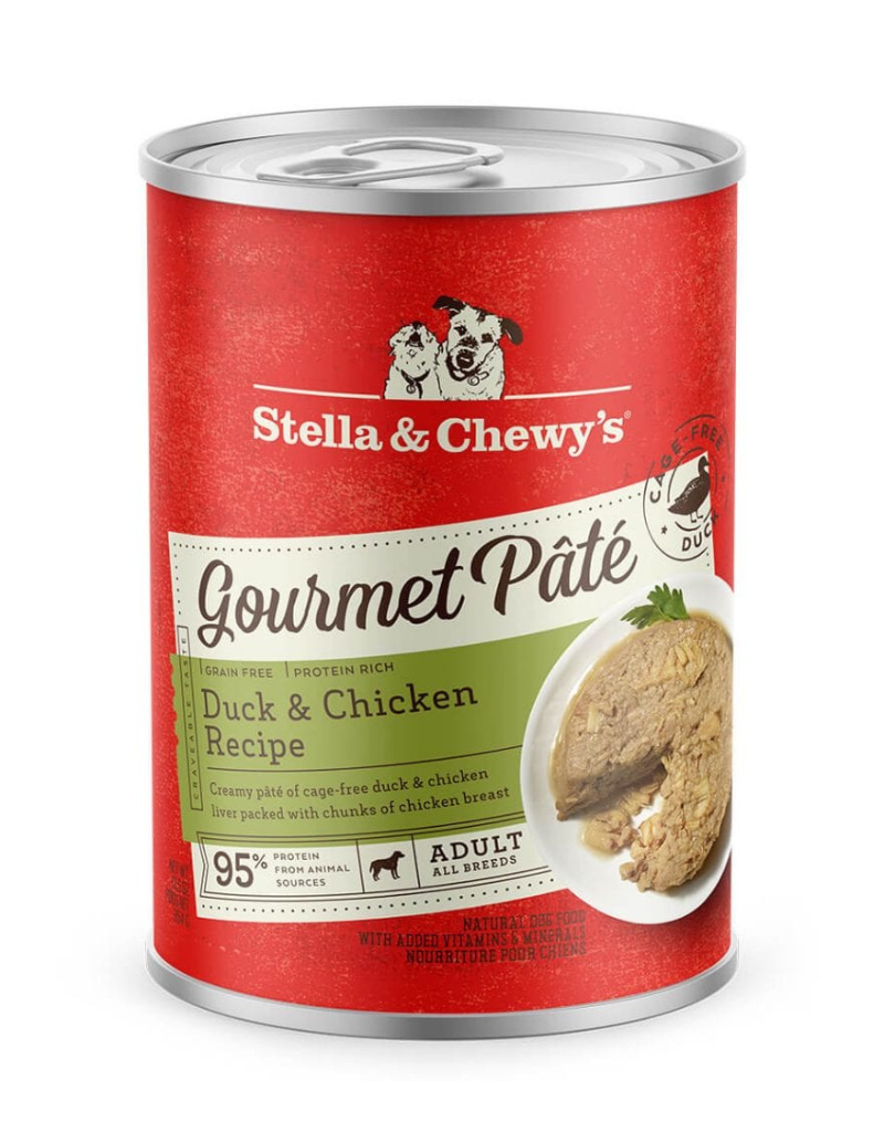 STELLA & CHEWY'S Dog Gourmet Pate Duck and Chicken Case of 12/12.5OZ