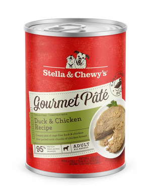 STELLA & CHEWY'S Dog Gourmet Pate Duck and Chicken Case of 12/12.5OZ