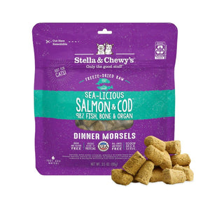 STELLA & CHEWY'S Freeze-dried Cat Food Sea-Licious Salmon & Cod