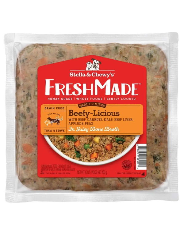 STELLA & CHEWY'S Freshmade Dog Food Beefylicious 16OZ