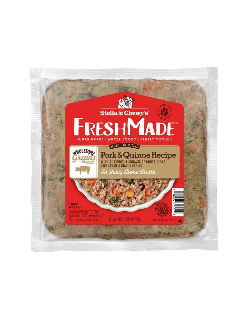 STELLA & CHEWY'S Freshmade Dog Food Wholesome Grains Pork 16OZ