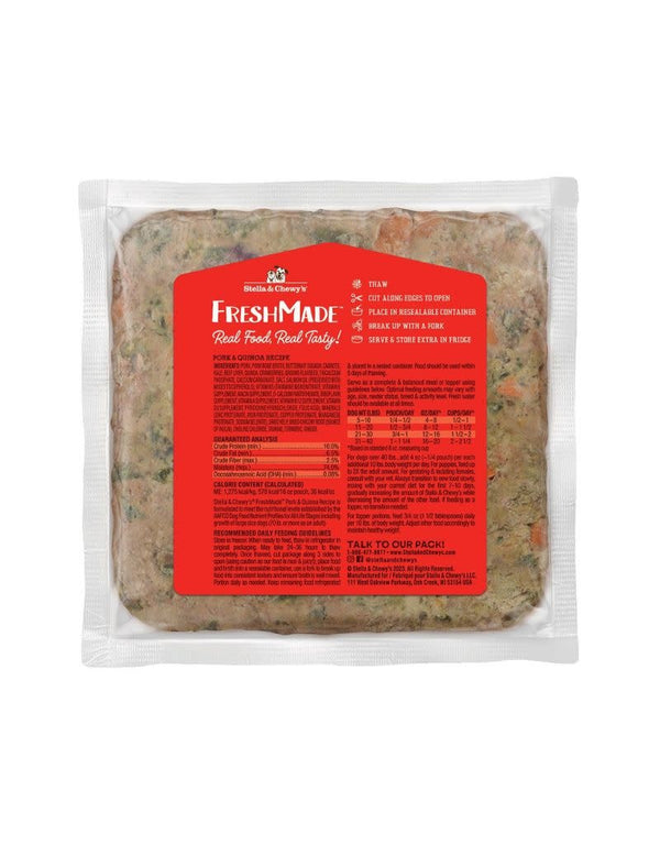 STELLA & CHEWY'S Freshmade Dog Food Wholesome Grains Pork 16OZ