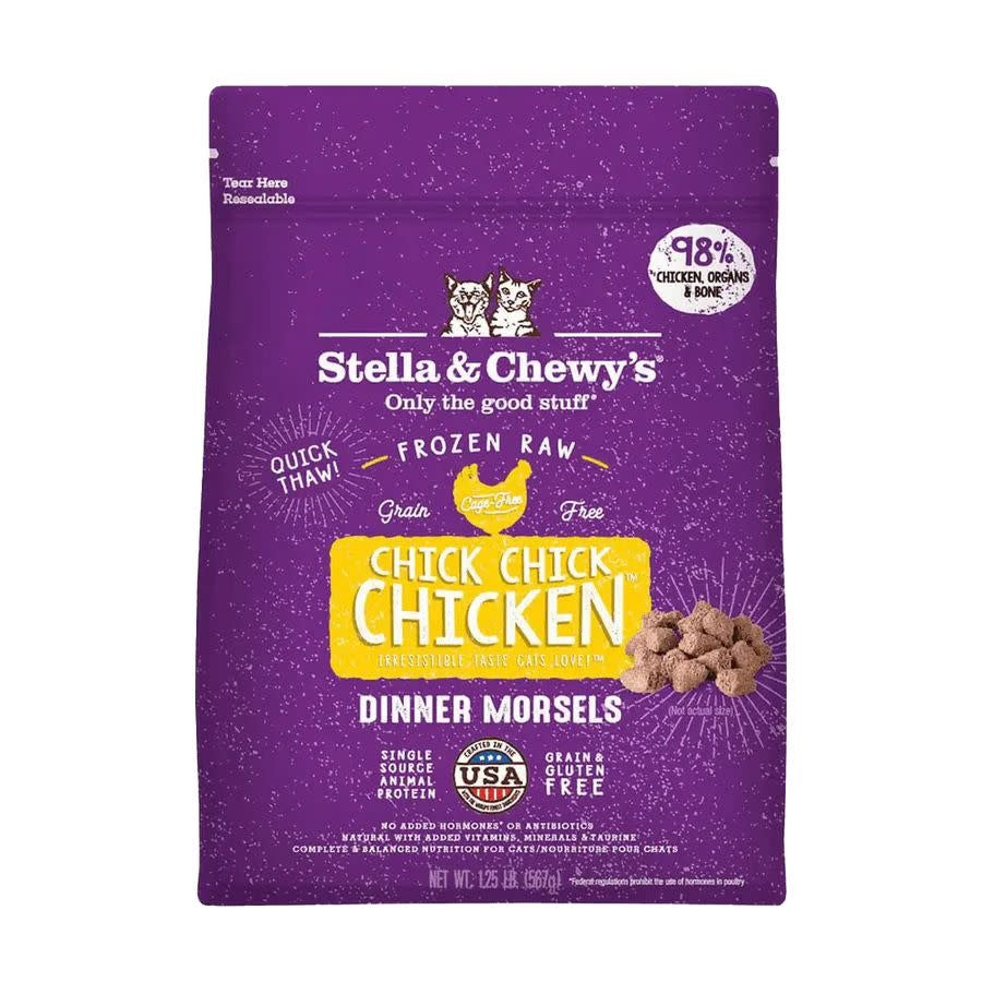 STELLA & CHEWY'S Frozen Cat Food Dinner Morsels Chicken