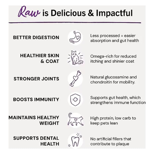 STELLA & CHEWY'S Frozen Cat Food Dinner Morsels Duck Duck Goose 1.25LB