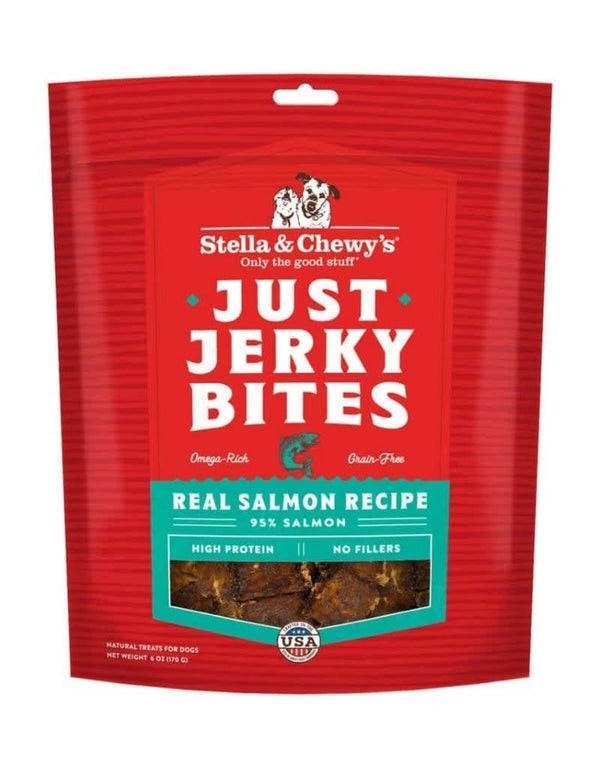 STELLA & CHEWY'S Just Jerky Bites 6 oz Salmon