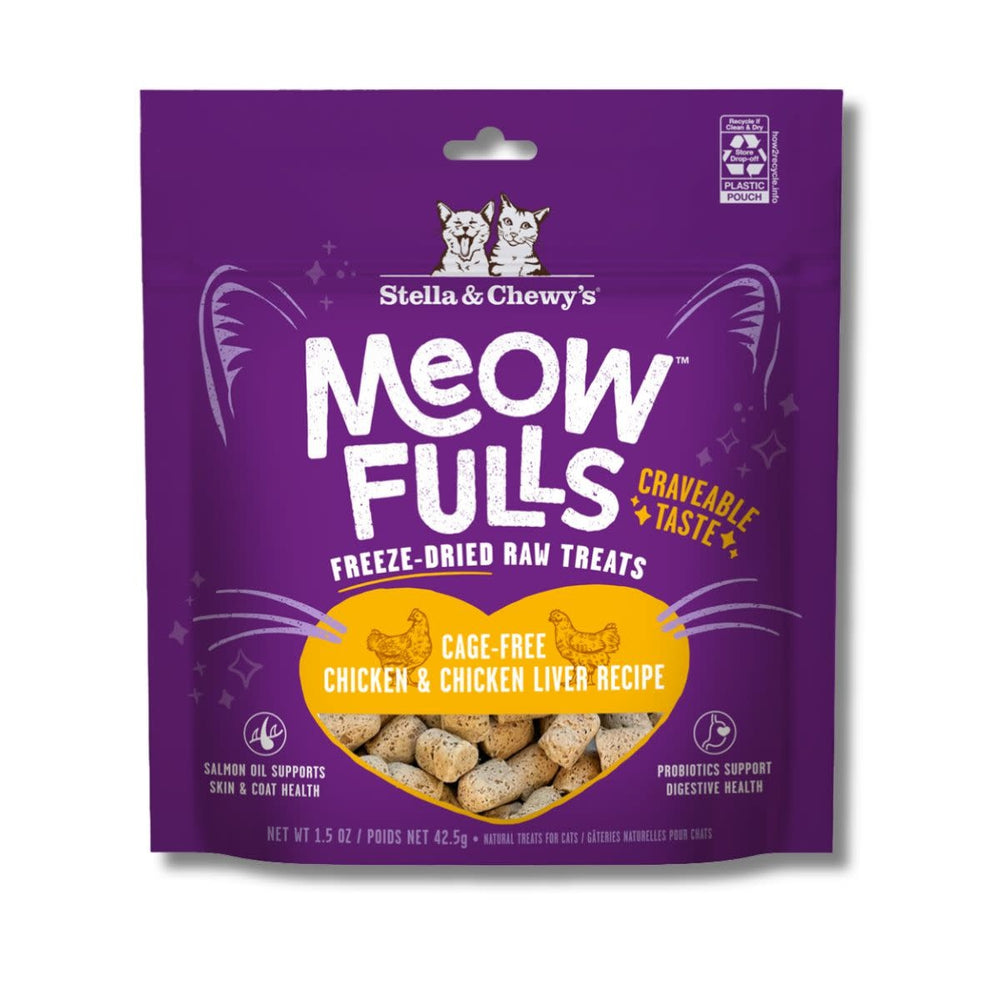 STELLA & CHEWY'S Meowfulls Chicken & Liver Cat Treats