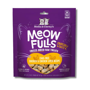 STELLA & CHEWY'S Meowfulls Chicken & Liver Cat Treats