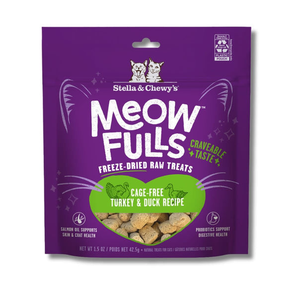 STELLA & CHEWY'S Meowfulls Turkey & Duck Cat Treats