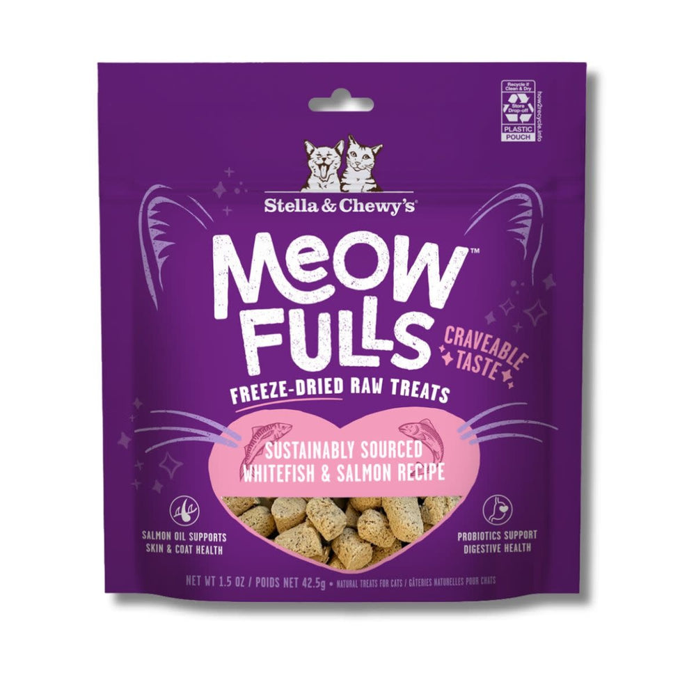 STELLA & CHEWY'S Meowfulls Whitefish & Salmon Cat Treats