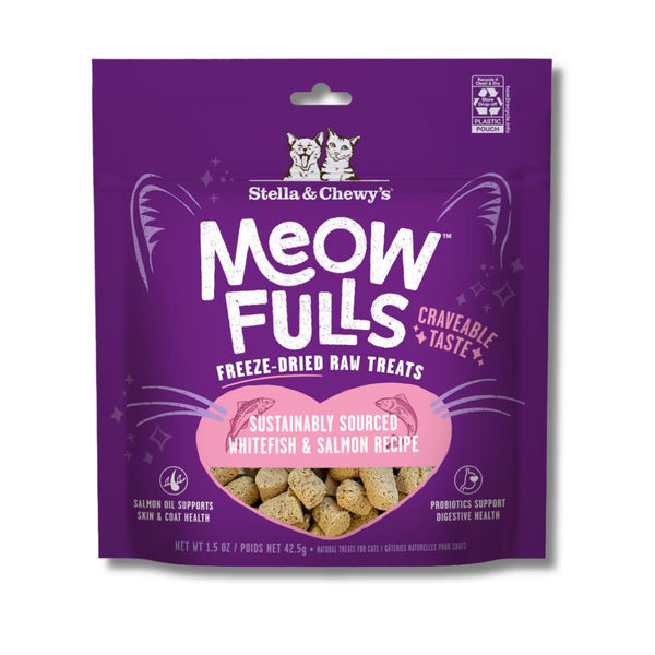 STELLA & CHEWY'S Meowfulls Whitefish & Salmon Cat Treats