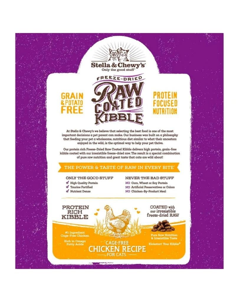 STELLA & CHEWY'S Dry Cat Food Raw Coated Chicken