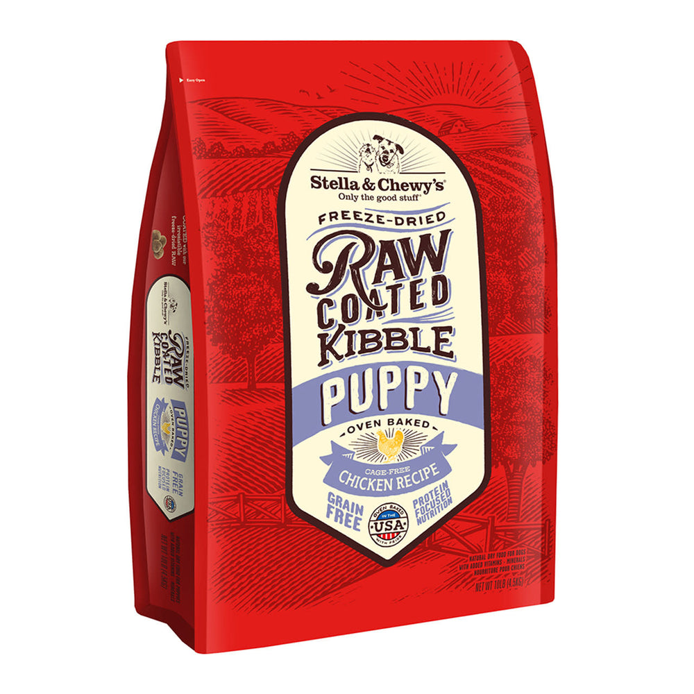 STELLA & CHEWY'S Dry Puppy Food Raw Coated Chicken With Grains