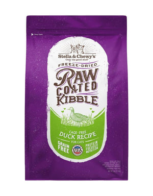STELLA & CHEWY'S Raw Coated Duck Dry Cat Food 5lb