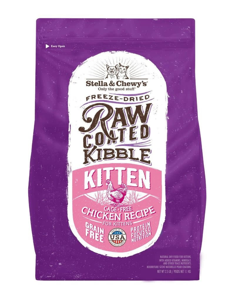 STELLA & CHEWY'S Raw Coated Kitten Dry Food Cage Free Chicken