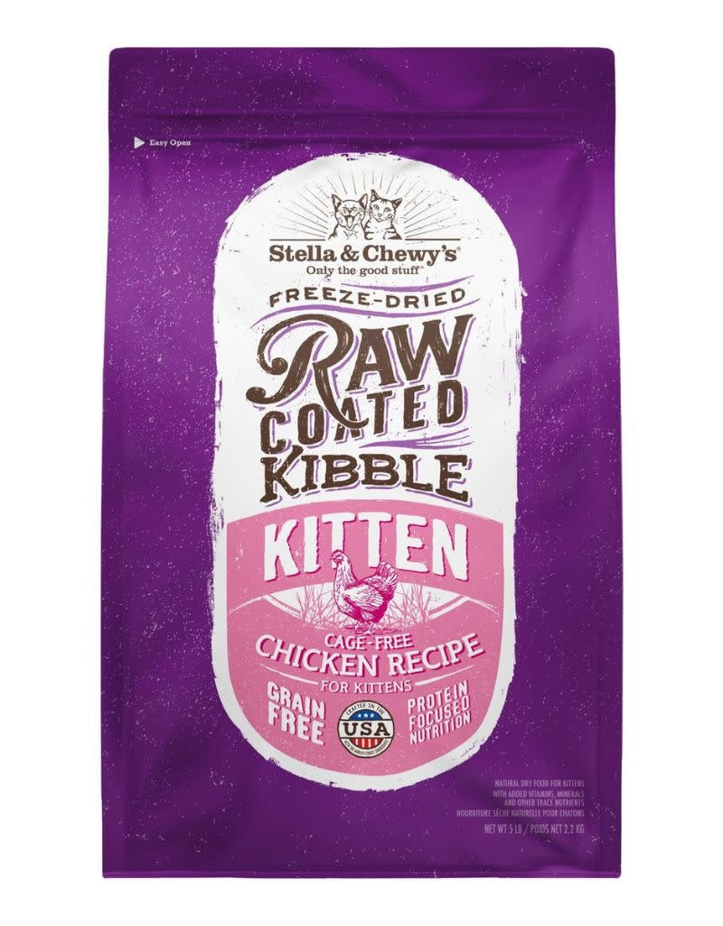 STELLA & CHEWY'S Raw Coated Kitten Dry Food Cage Free Chicken