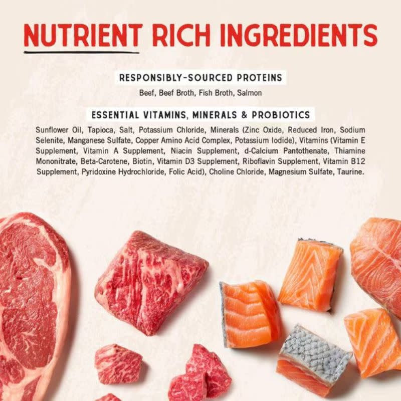 STELLA & CHEWY'S Shredrs Beef & Salmon Recipe for Dogs 2.8oz CASE/24