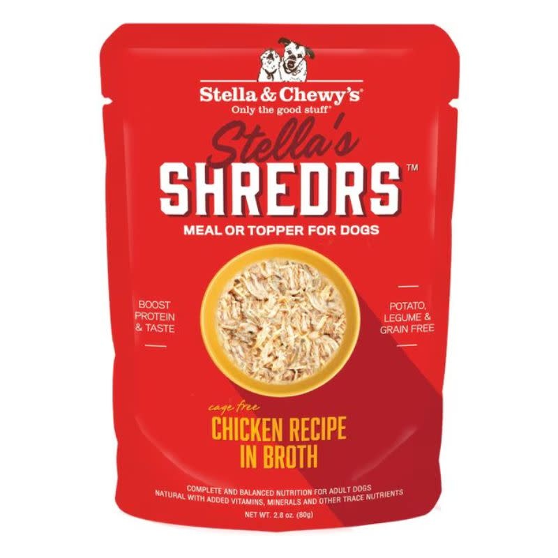 STELLA & CHEWY'S Shredrs Chicken Recipe for Dogs 2.8oz CASE/24