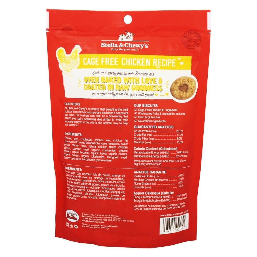 STELLA & CHEWY'S Raw Coated Biscuits Chicken