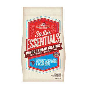STELLA & CHEWY'S Dry Dog Food Essentials Wild Caught Whitefish Ancient Grains and Salmon
