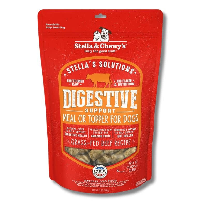 STELLA'S SOLUTIONS Digestive Boost Grass-Fed Beef Dinner Morsels for Dogs 13oz