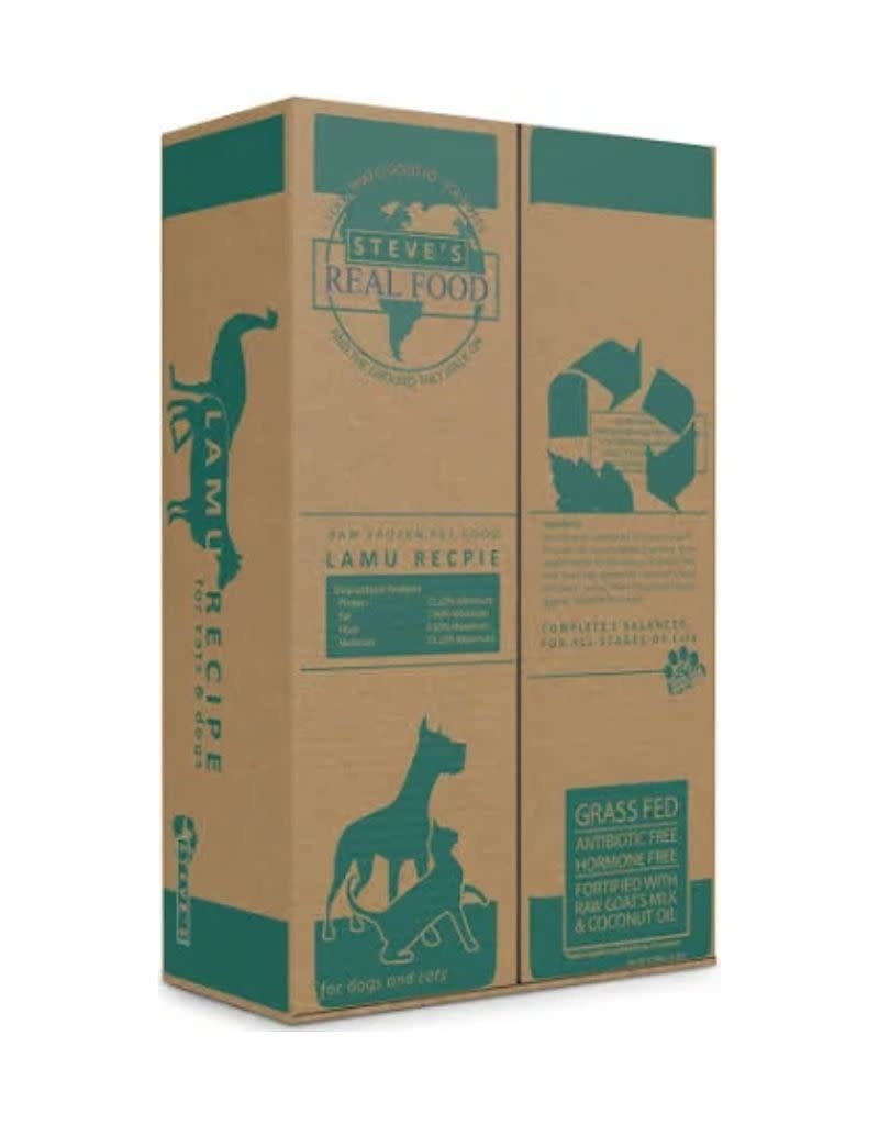 STEVES REAL FOOD Lamu Frozen Patties Dog and Cat Food