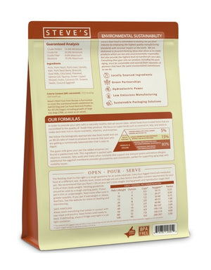 STEVES REAL FOOD Pork Frozen Nuggets Dog and Cat Food