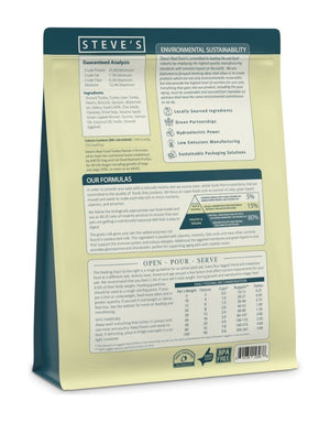 STEVES REAL FOOD Turkey Frozen Nuggets Dog and Cat Food