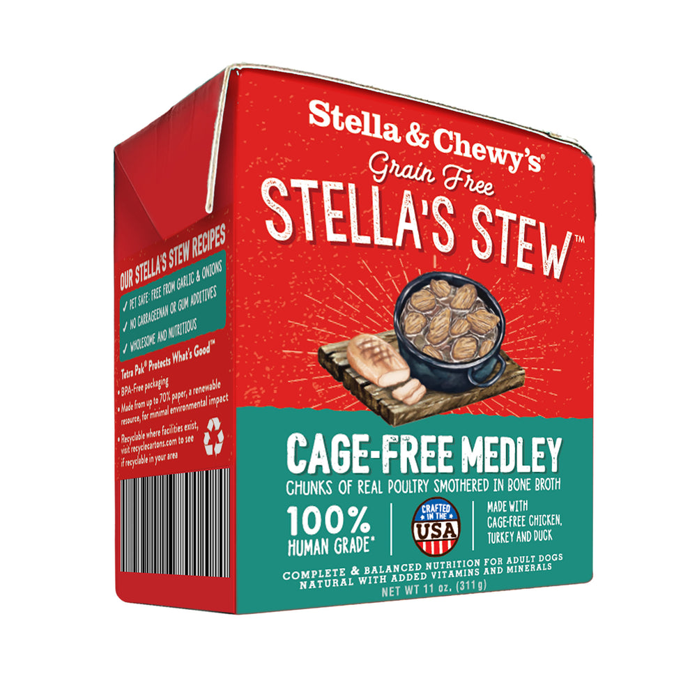 STELLA & CHEWY'S Dog Stew Cage Free Medley 11oz CASE/12