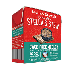 STELLA & CHEWY'S Dog Stew Cage Free Medley 11oz CASE/12