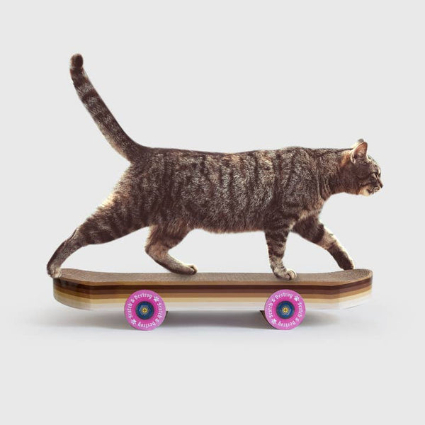 SUCK US Cat Scratcher Skateboard