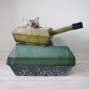 SUCK US Cat Playhouse Tank
