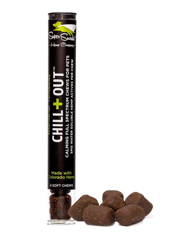 SUPER SNOUTS Broad Spectrum 5mg Chew Chill + Out