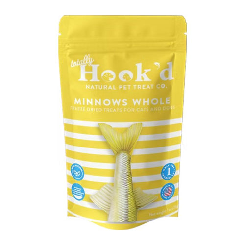 TOTALLY HOOK'D Whole Minnows Dog Treats