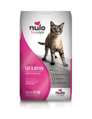 NULO Freestyle Cat and Kitten Grain Free Chicken & Cod Dry Cat Food