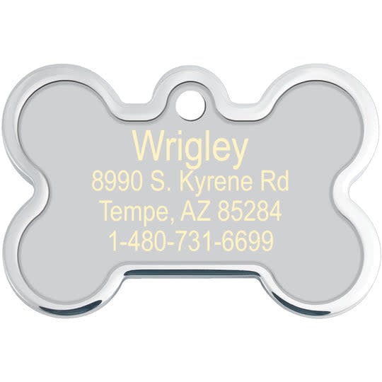 QUICK-TAG Buffalo Check Red & Black Bone