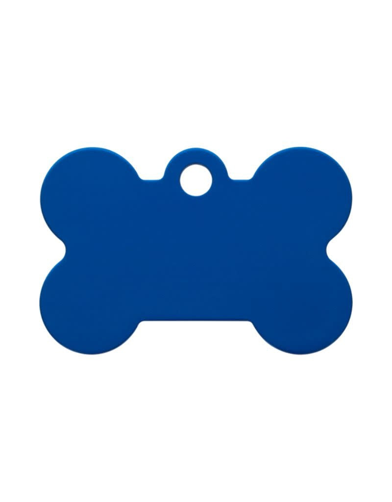 QUICK-TAG Chrome Bone Blue L