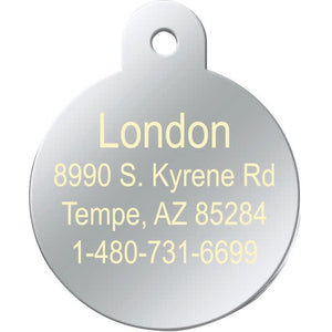 QUICK-TAG Chrome Plated Brass Circle