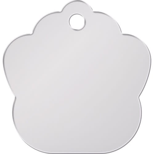 QUICK-TAG Chrome Plated Red Epoxy Paw