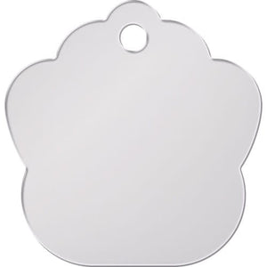 QUICK-TAG Chrome Plated Red Epoxy Paw