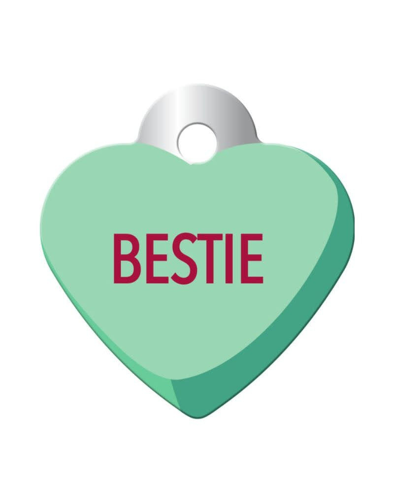 QUICK-TAG Sweetheart Bestie Heart S