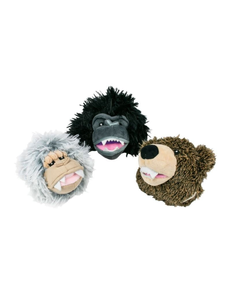 TALL TAILS 2 in 1 Dog Toy 4 inch Gorilla