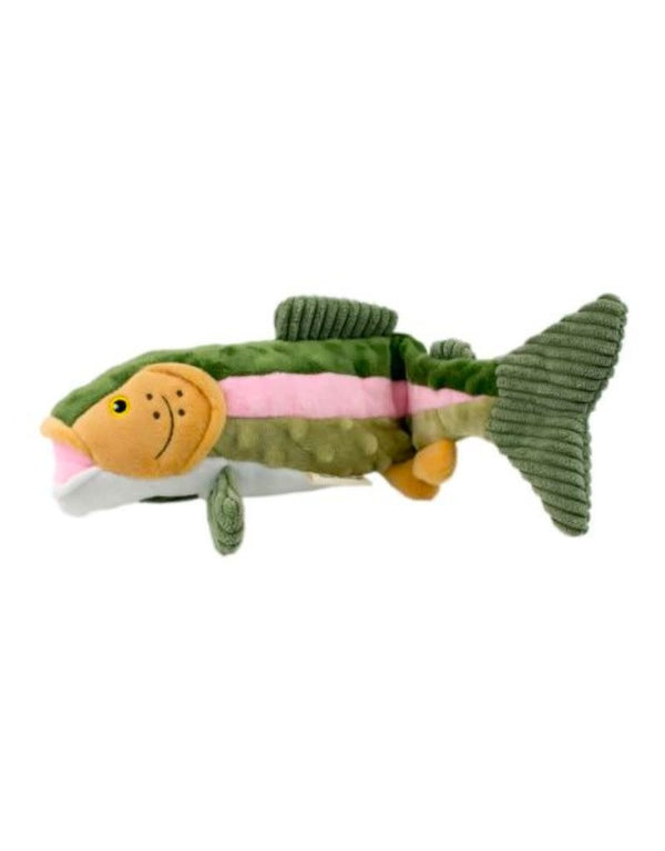 TALL TAILS Animated Trout Dog Toy 15 IN