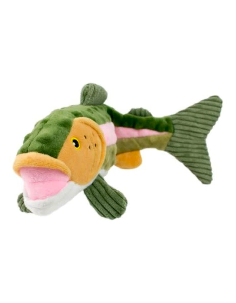 TALL TAILS Animated Trout Dog Toy 15 IN