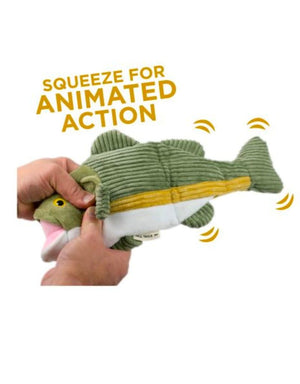 TALL TAILS Animated Big Fish Dog Toy 14in